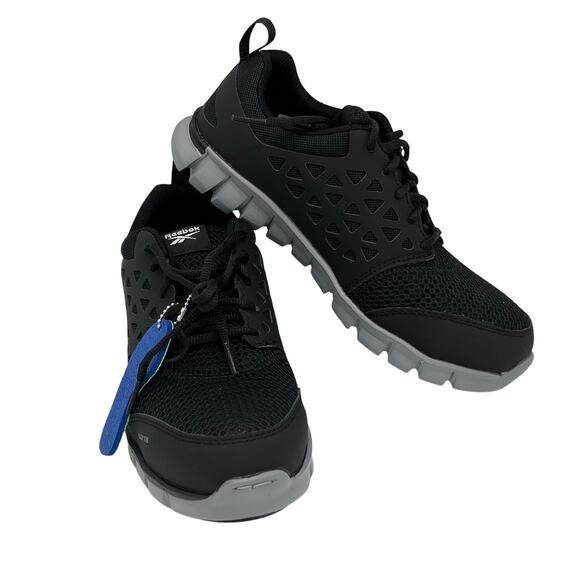 Reebok Women's Sublite Cushion Work Shoes in Black Size 8M - Picture 1 of 7